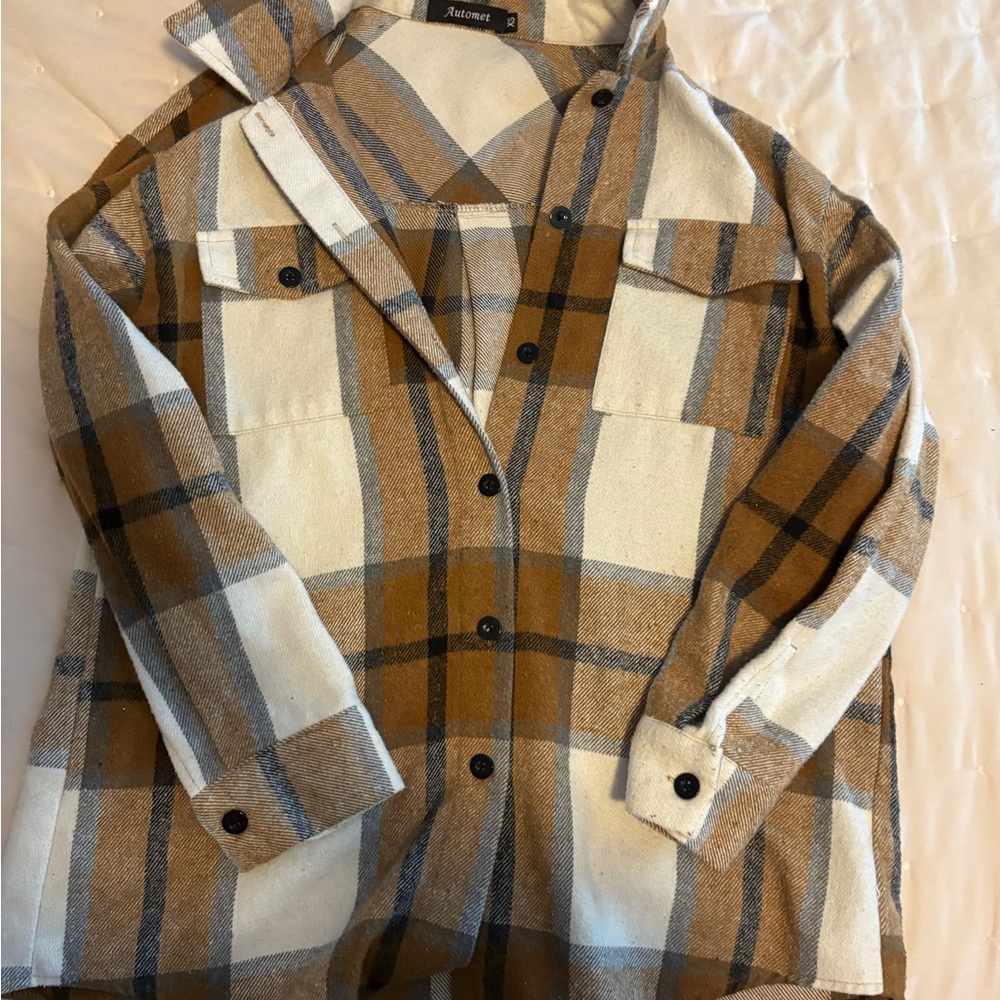 Plaid Button-Up flannel